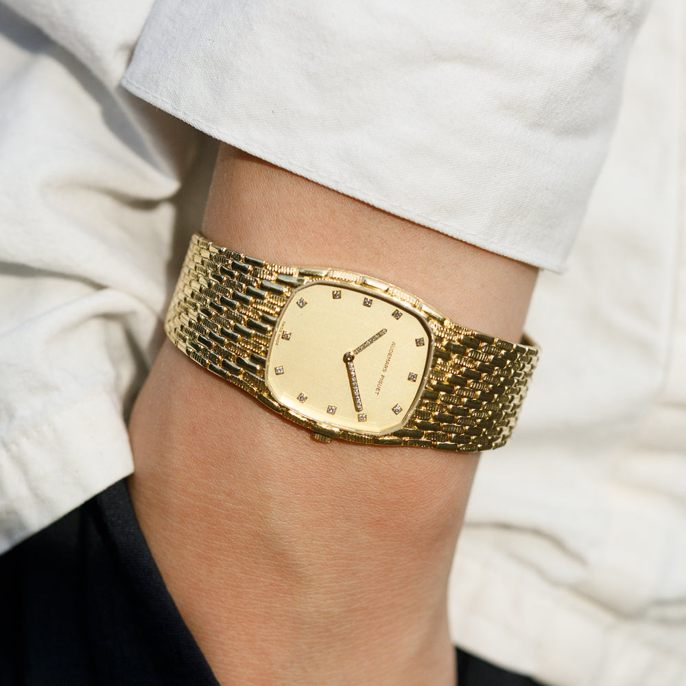 AUDEMARS PIGUET COBRA 18K YELLOW GOLD DIAMOND DIAL Cal.2080