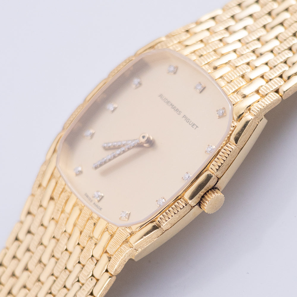 AUDEMARS PIGUET COBRA 18K YELLOW GOLD DIAMOND DIAL Cal.2080