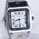 CARTIER LM Santos Carrée Ref.2960 STEEL w.BOX