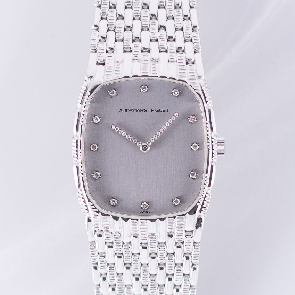 AUDEMARS PIGUET COBRA 18K WHITE GOLD DIAMOND DIAL Cal.2080