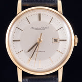 IWC Automatic Date Cal.8531 18K Yellow Gold Bombe Dial w.Box