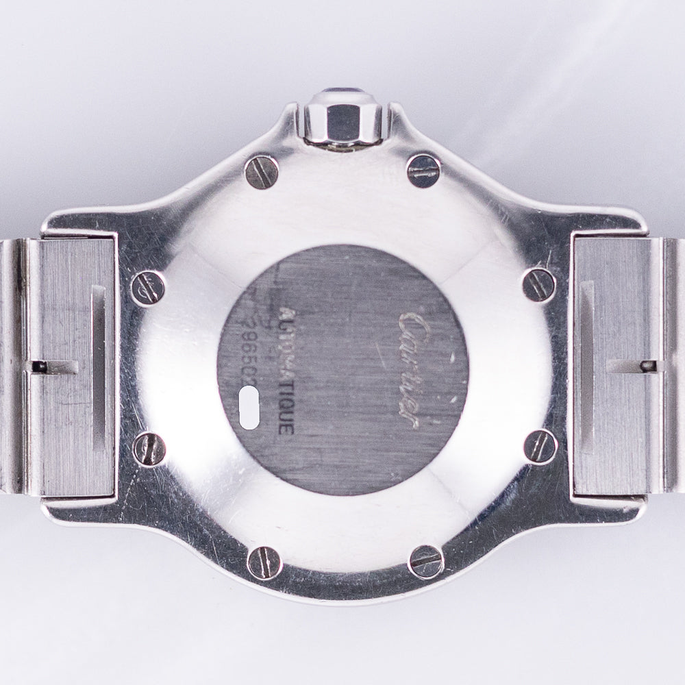 CARTIER LM SANTOS OCTAGON STEEL Automatic REF.2965 NO CRACK