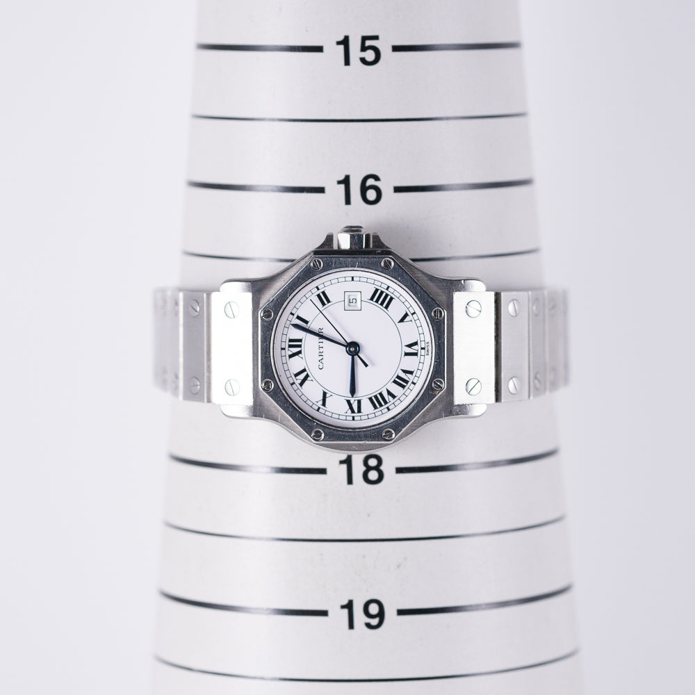 CARTIER LM SANTOS OCTAGON STEEL Automatic REF.2965 NO CRACK