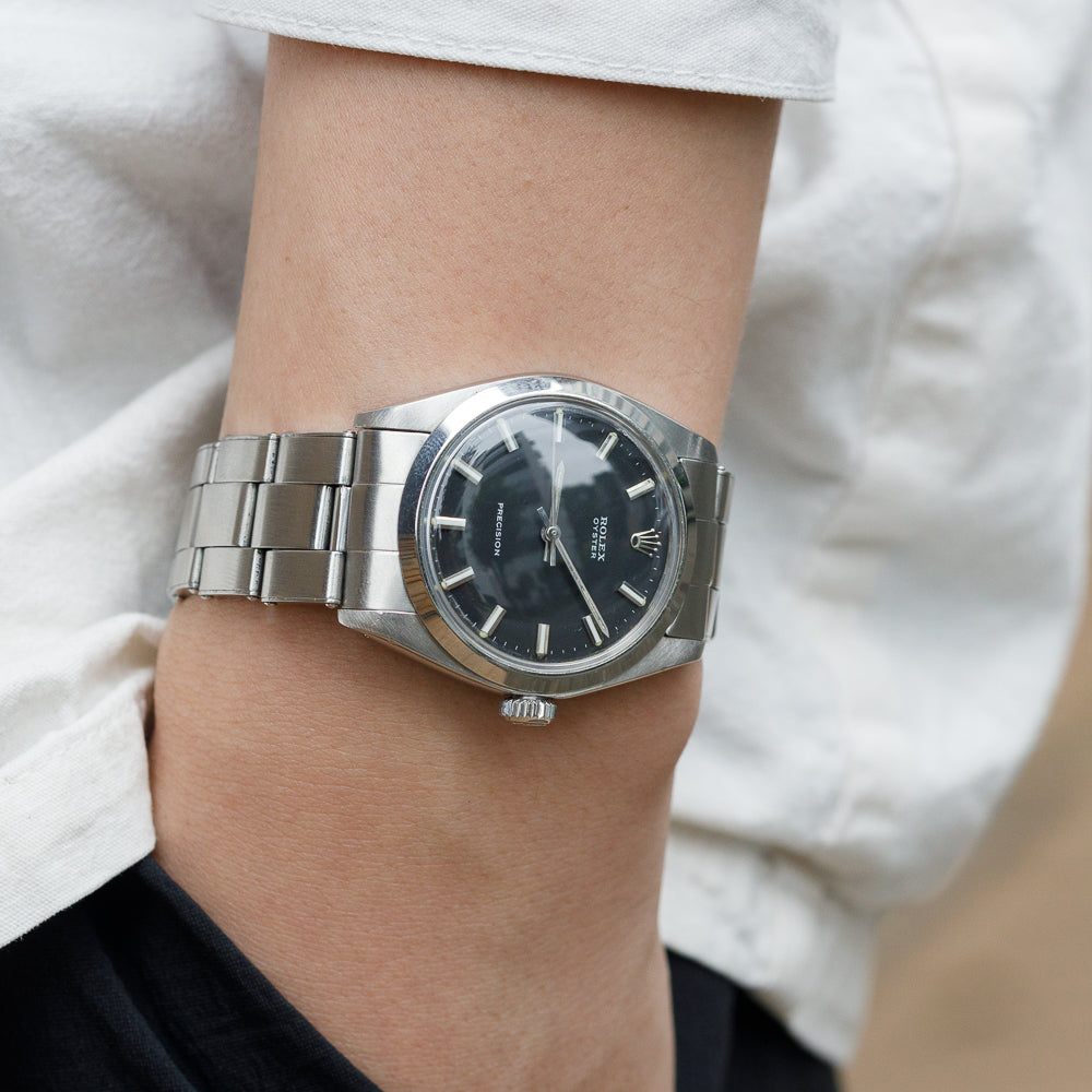 ROLEX OYSTER Ref.6426 Black Matte Dial