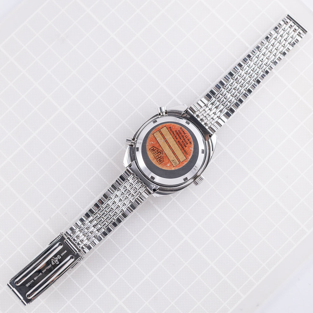 HEUER AUTAVIA Ref.11630 orange boy W.BOX NOS