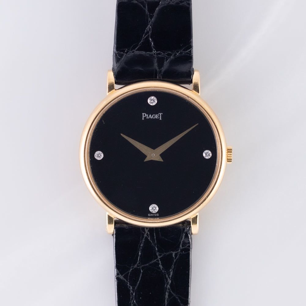 PIAGET ALTIPLANO Ref.9015 Onyx Dial with BOX – TIMEANAGRAM