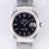 ROLEX OYSTER PERPETUAL DATE Ref.1500 Black Gilt Dial