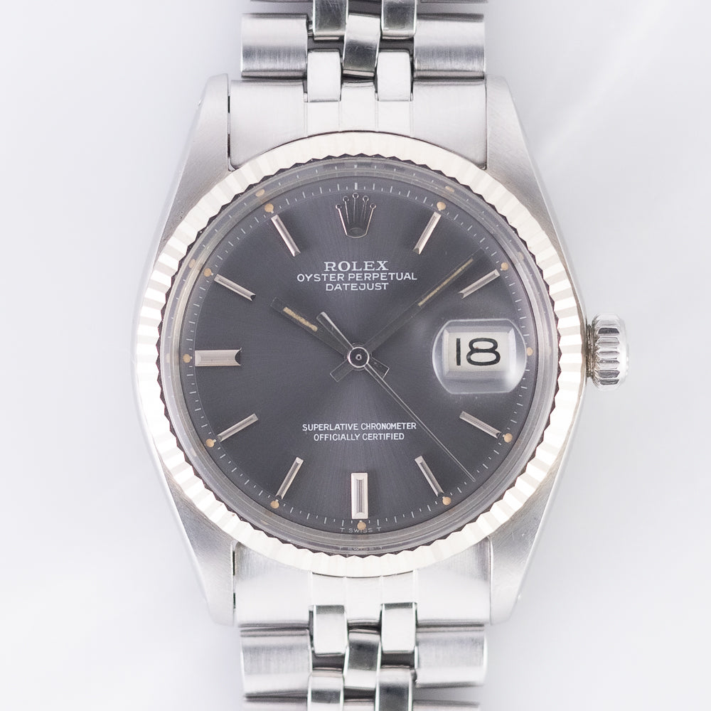 専用　グレーF ROLEX DATEJUST REF.1601 – TIMEANAGRAM