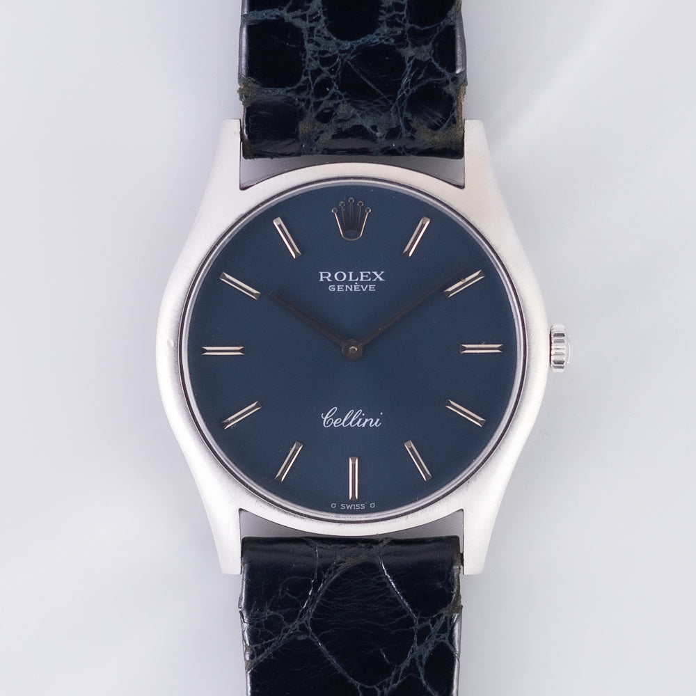ROLEX Cellini Ref.3804 6233 Blue Sigma Dial
