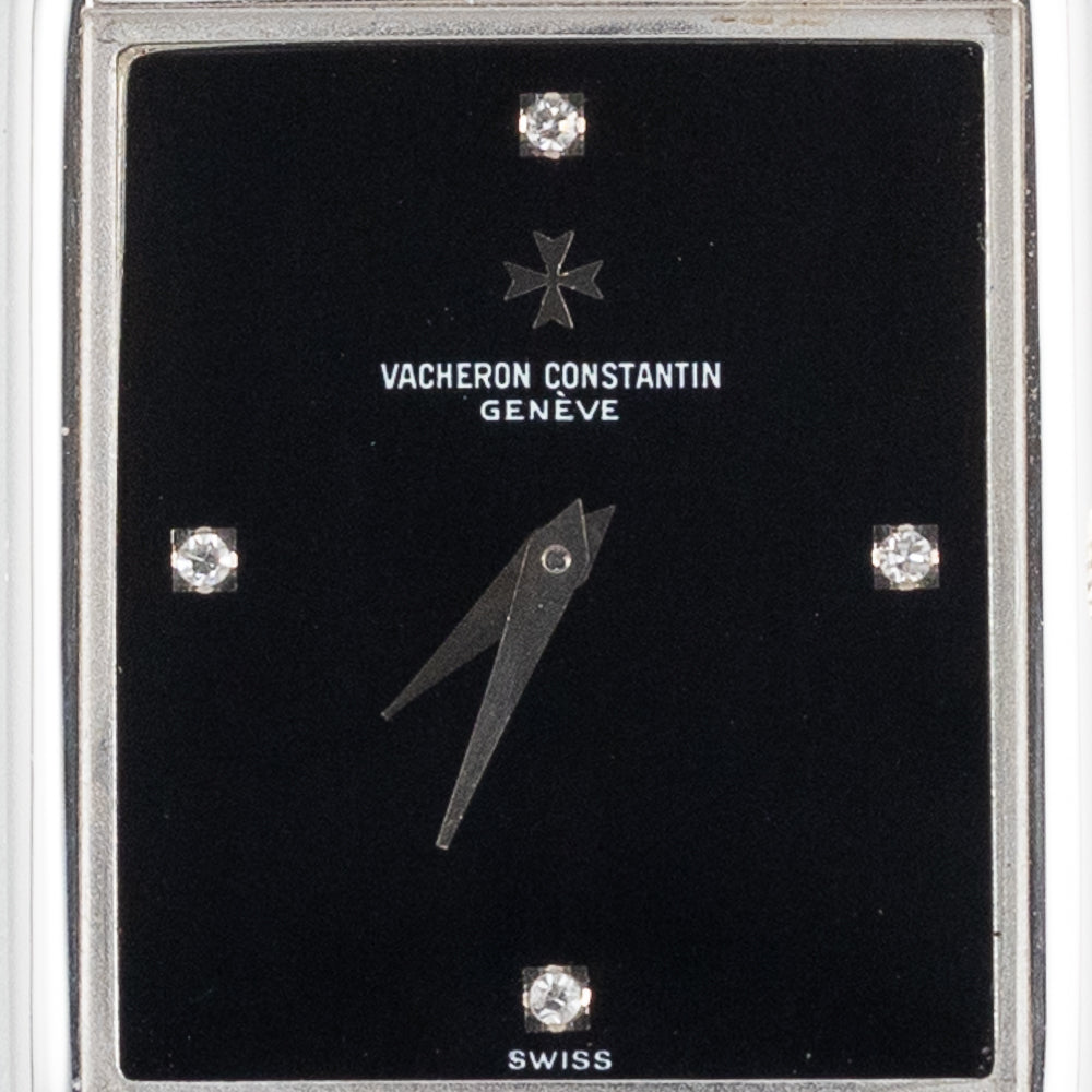 VACHERON & CONSTANTIN Ref.7753P Onyx Dial Diamond Index Tank