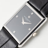 VACHERON & CONSTANTIN Ref.7753P Onyx Dial Diamond Index Tank