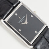 VACHERON & CONSTANTIN Ref.7753P Onyx Dial Diamond Index Tank