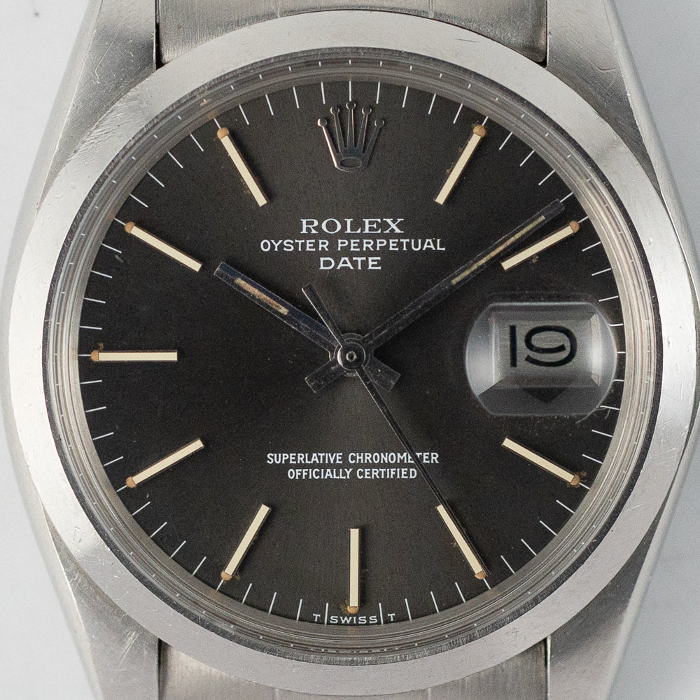ROLEX OYSTER PERPETUAL DATE Ref.1500 Gray Dial