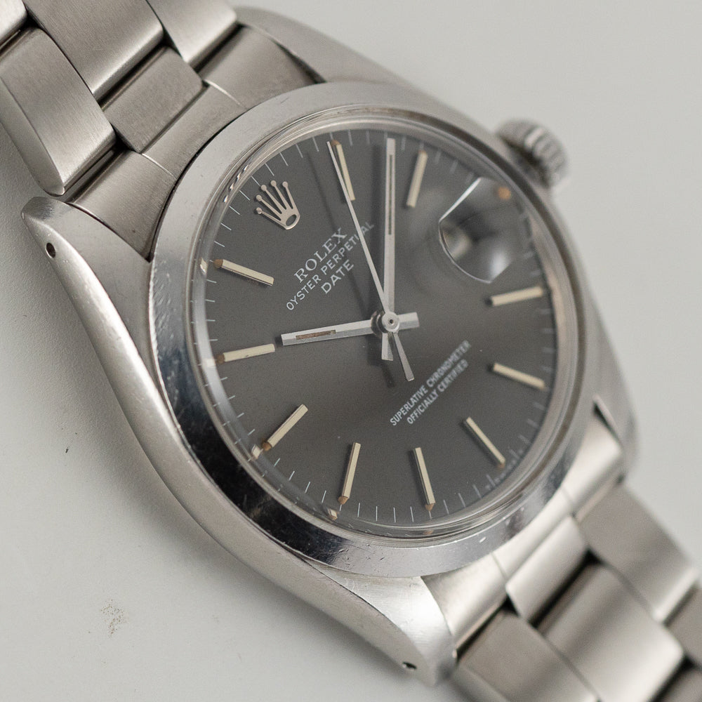 ROLEX OYSTER PERPETUAL DATE Ref.1500 Gray Dial