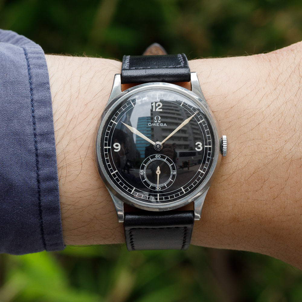 OMEGA Ref.CK859 Oversize 38mm Black Sector Dial Cal.26.5SOB