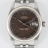 ROLEX DATEJUST Ref.1601 Tropical Black Gilt Dial