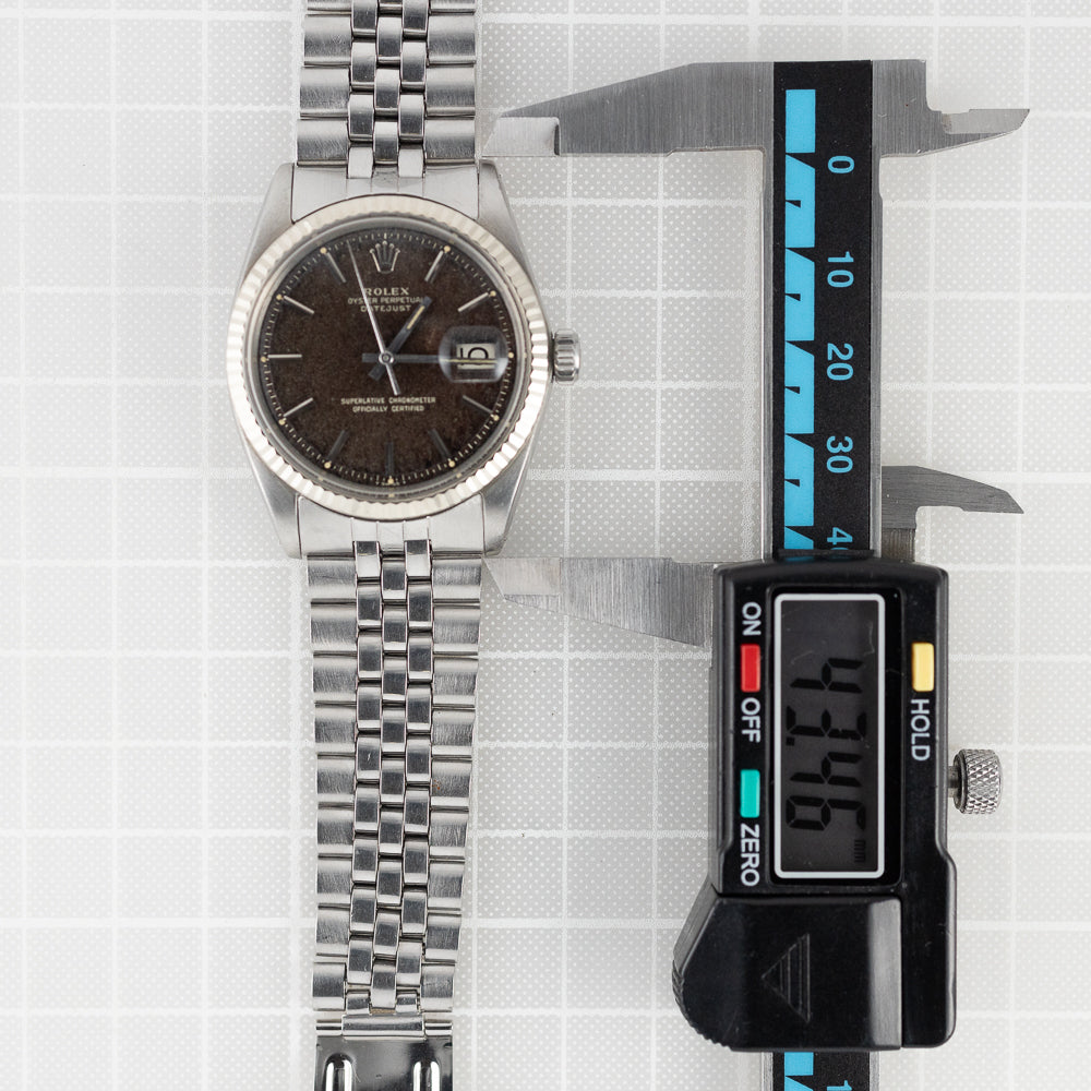 ROLEX DATEJUST Ref.1601 Tropical Black Gilt Dial