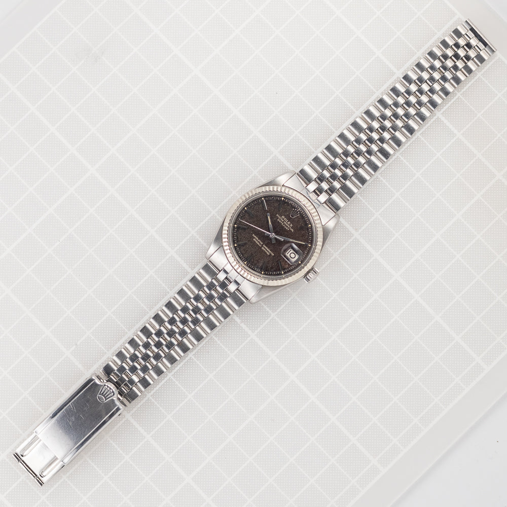 ROLEX DATEJUST Ref.1601 Tropical Black Gilt Dial