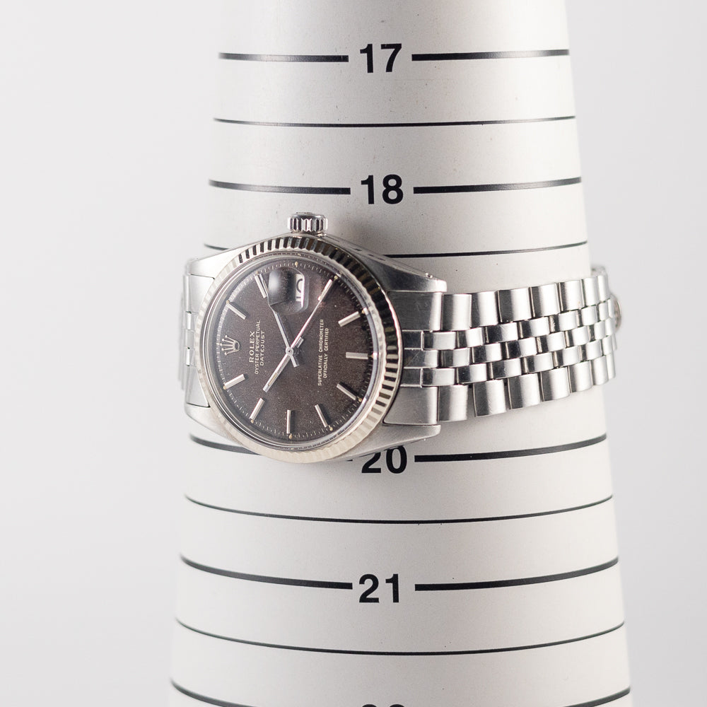ROLEX DATEJUST Ref.1601 Tropical Black Gilt Dial