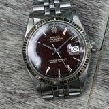 ROLEX DATEJUST Ref.1601 Tropical Black Gilt Dial