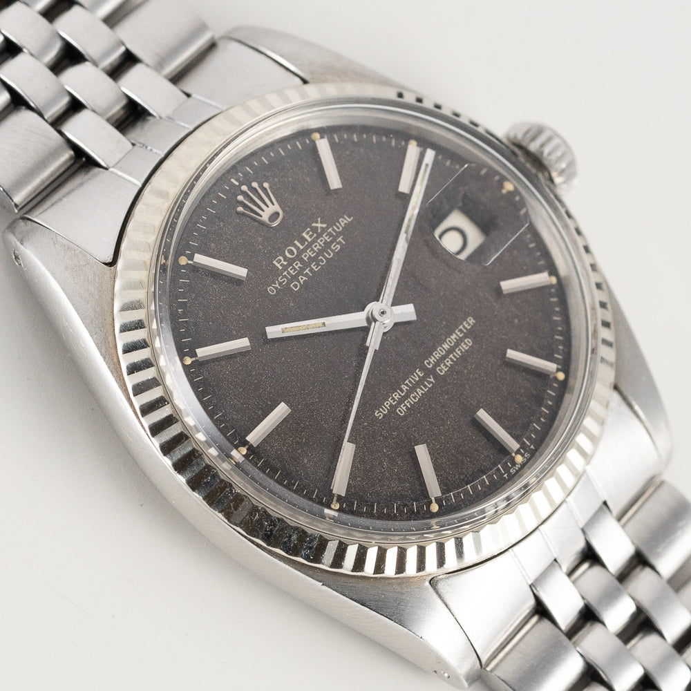 ROLEX DATEJUST Ref.1601 Tropical Black Gilt Dial