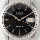 ROLEX OYSTERDATE Ref.6694 Black Gilt Dial