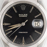 ROLEX OYSTERDATE Ref.6694 Black Gilt Dial