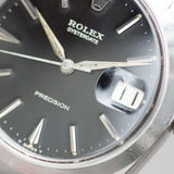 ROLEX OYSTERDATE Ref.6694 Black Gilt Dial
