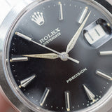 ROLEX OYSTERDATE Ref.6694 Black Gilt Dial