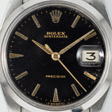 ROLEX OYSTERDATE Re.6694 Black Gilt Dial
