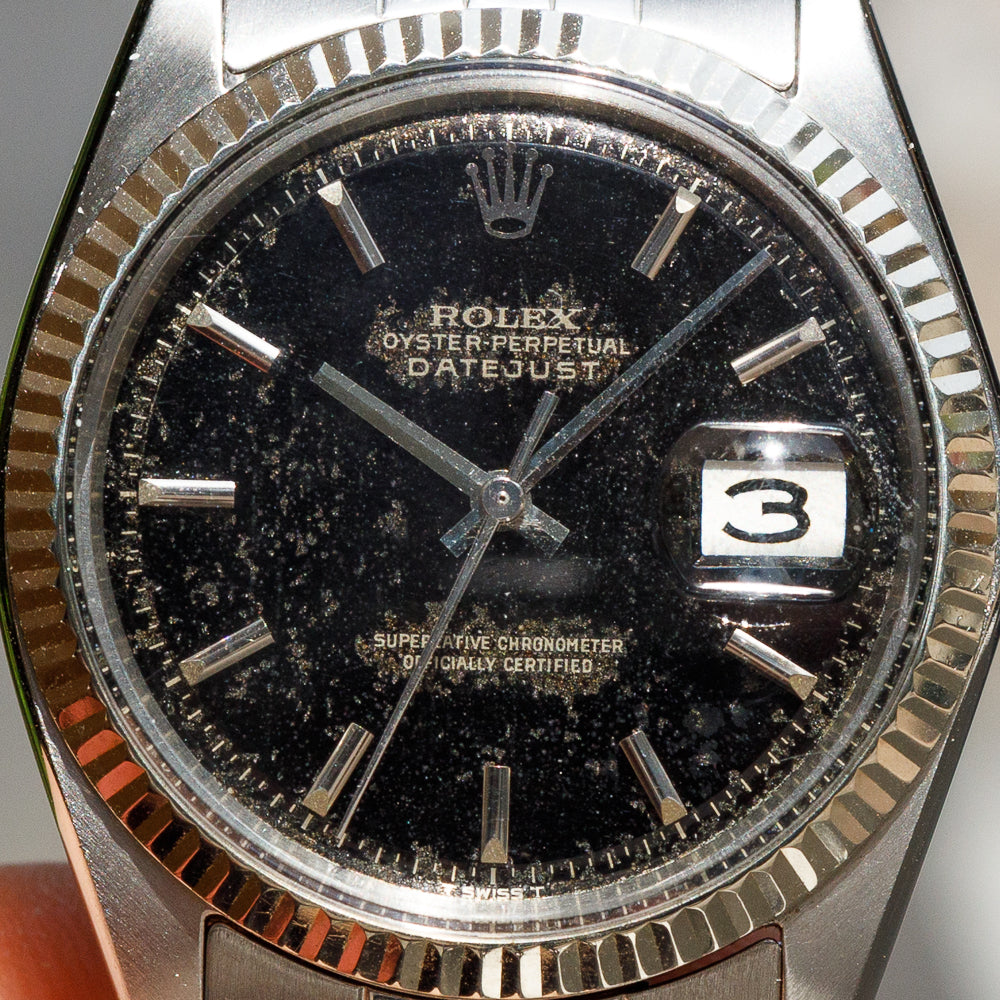 ROLEX DATEJUST Ref.1601 Black Gilt Dial
