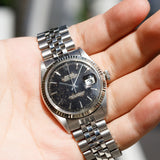 ROLEX DATEJUST Ref.1601 Black Gilt Dial