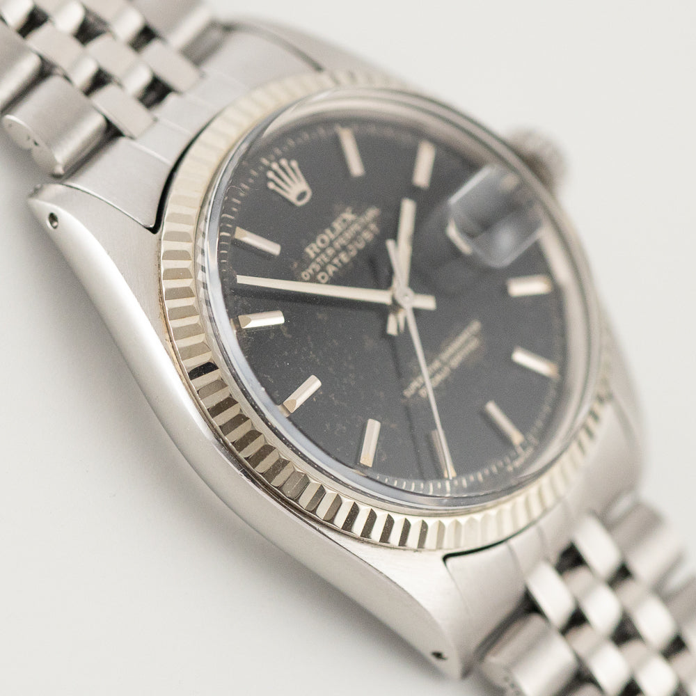 ROLEX DATEJUST Ref.1601 Black Gilt Dial
