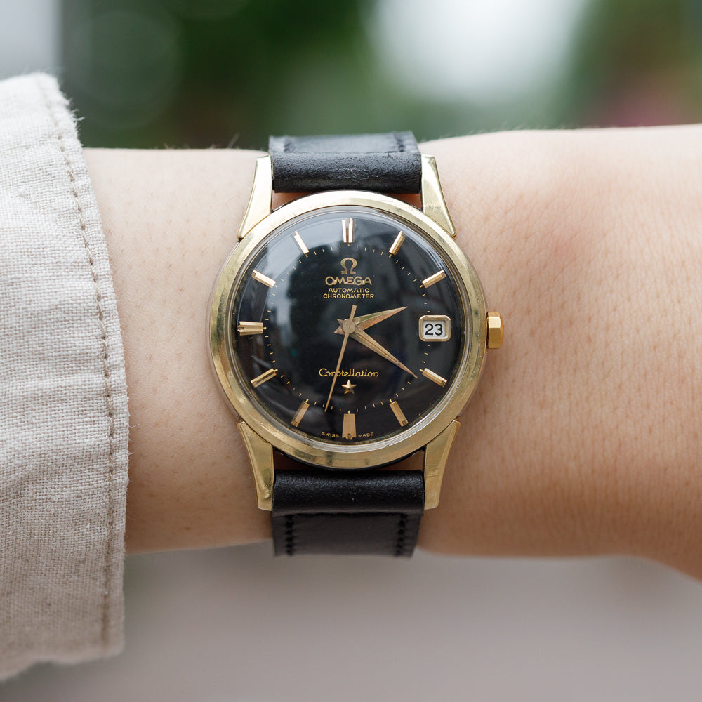 OMEGA Constellation Ref.14393 Glossy BLACK GLIT DIAL
