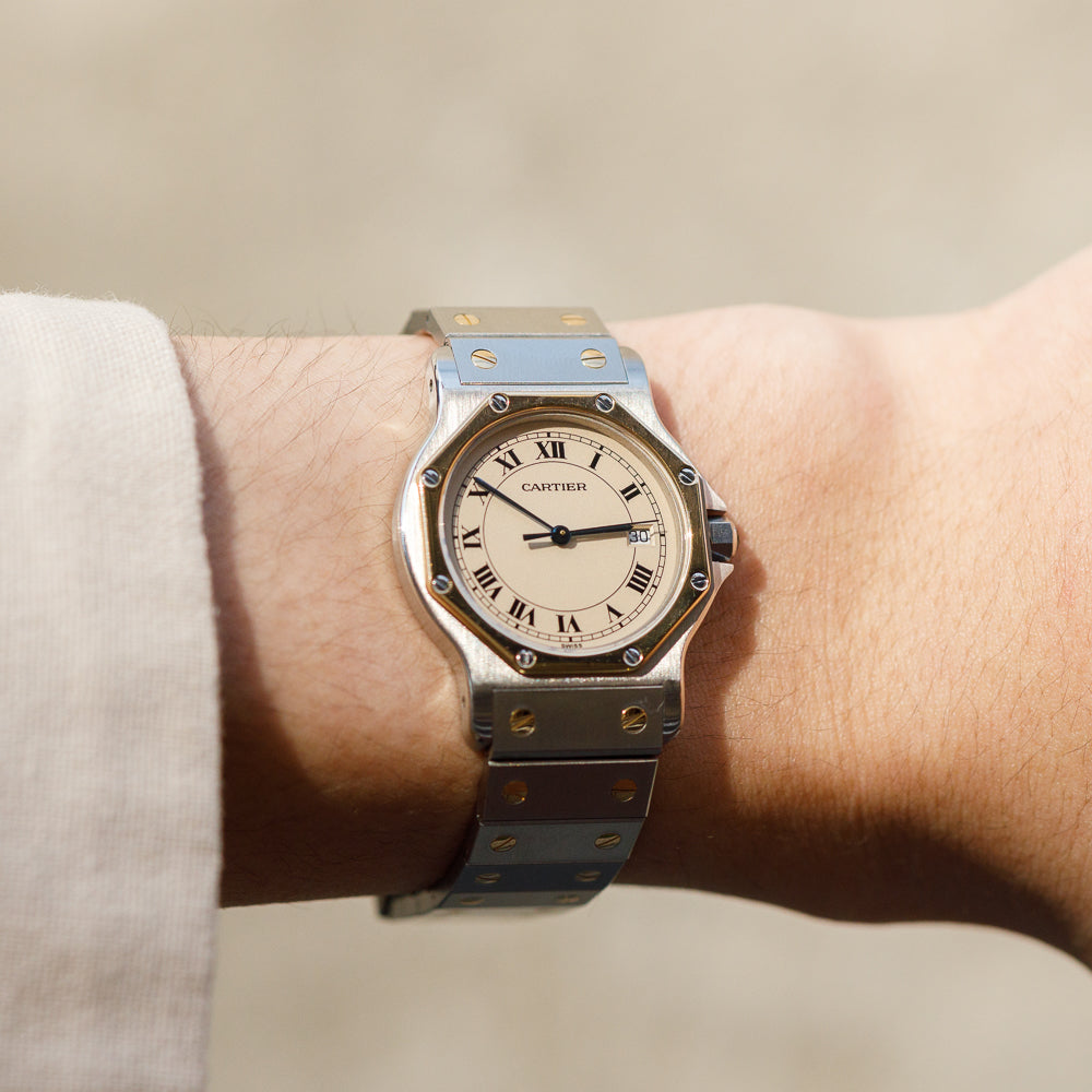 CARTIER LM SANTOS OCTAGON REF.187902