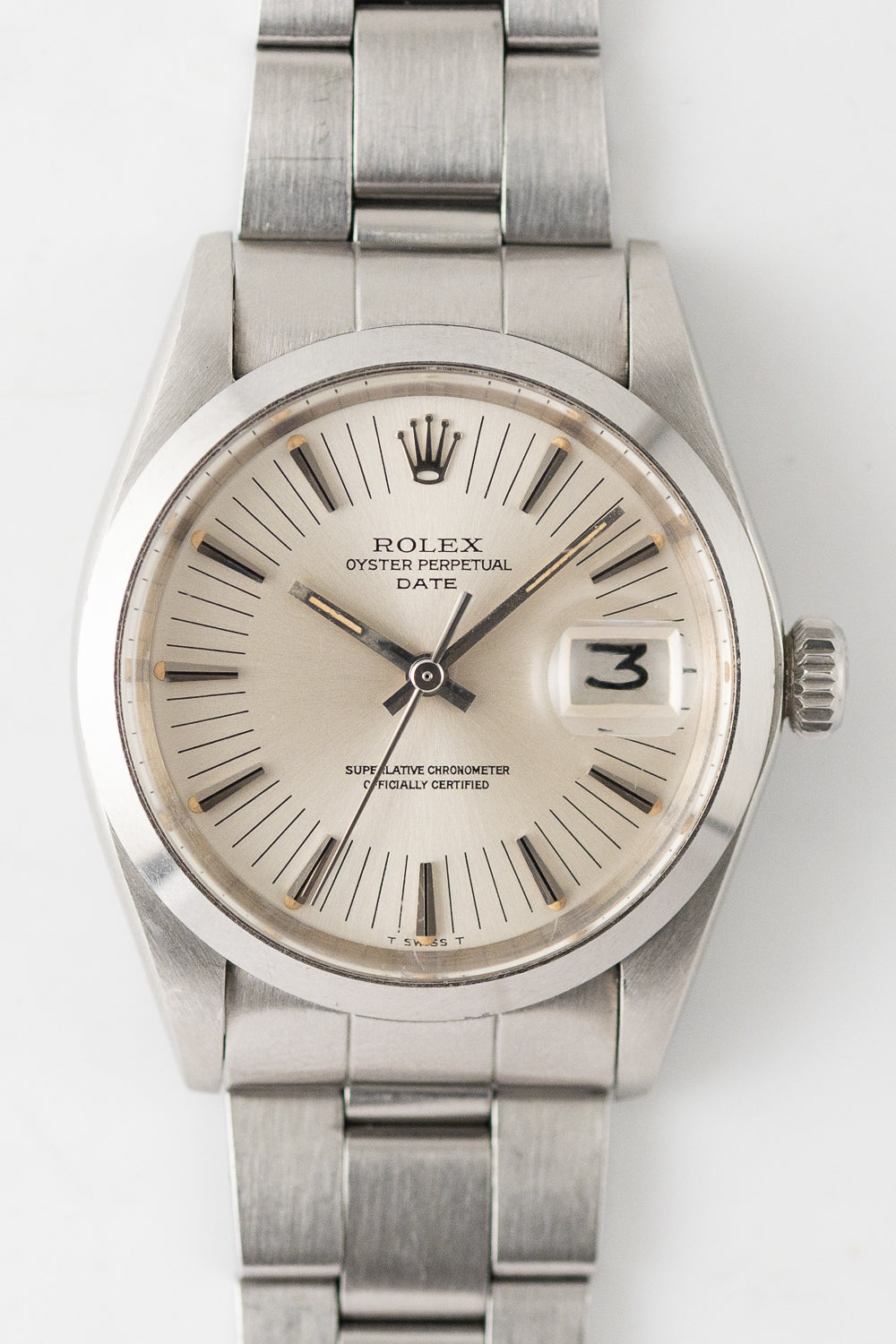 ROLEX OYSTER PERPETUAL DATE Ref.1500 Radial Dial