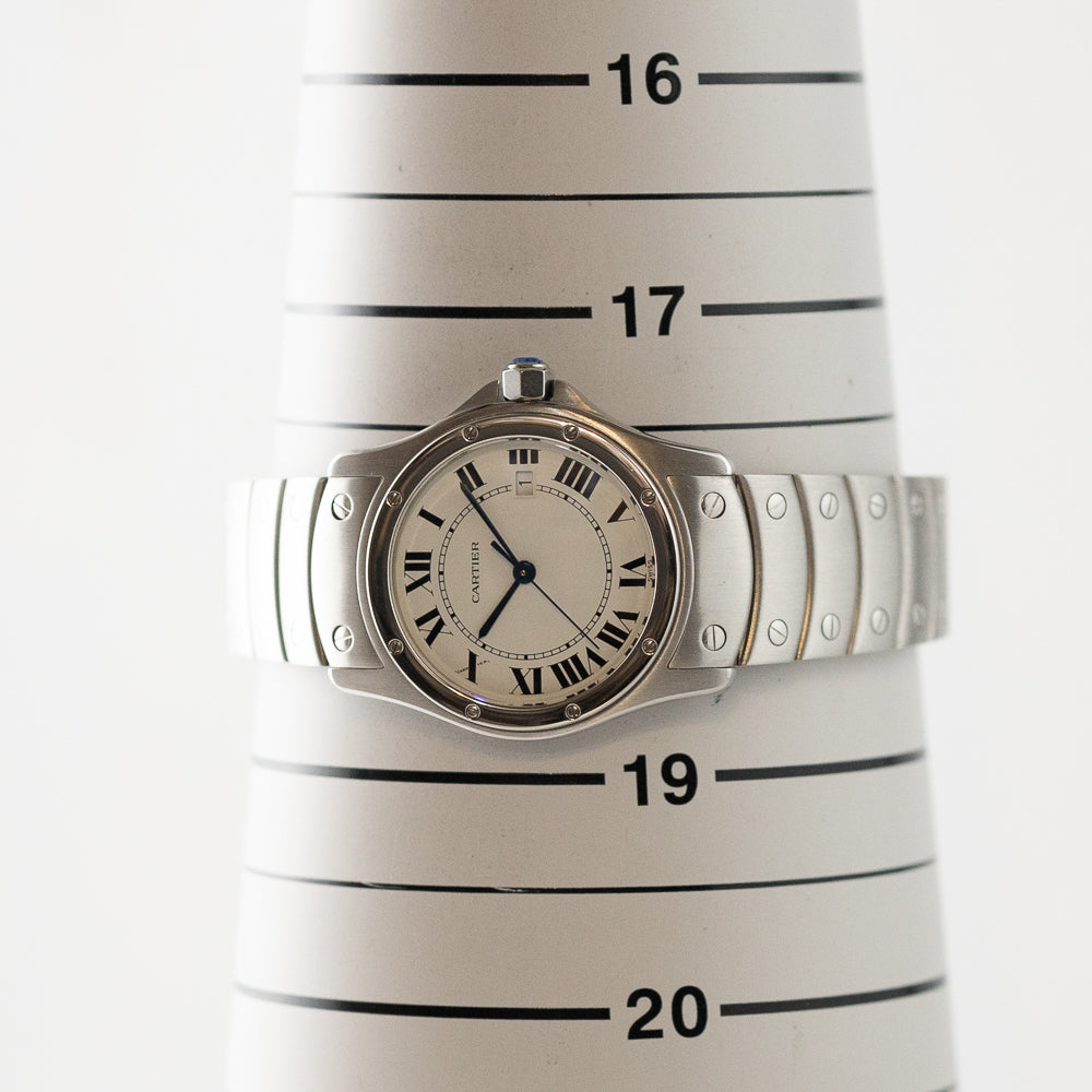 CARTIER MM Santos Ronde Ref.1561 with BOX