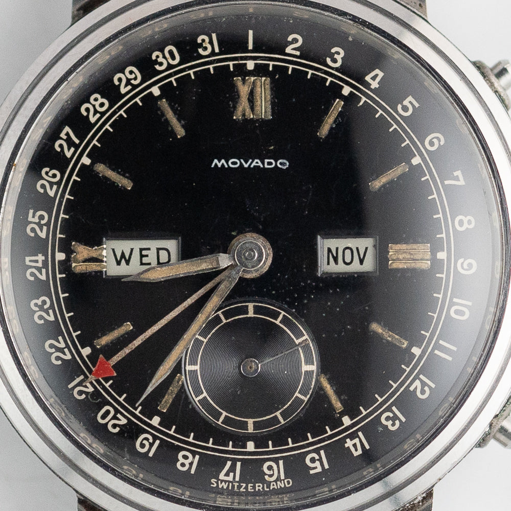 MOVADO Ref.14788 Triple Calendar Step Bezel