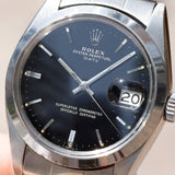 ROLEX OYSTER PERPETUAL DATE Ref.1500 Black Gilt Dial