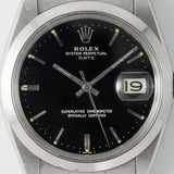 ROLEX OYSTER PERPETUAL DATE Ref.1500 Black Gilt Dial