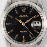 ROLEX OYSTERDATE Re.6694 Black Gilt Dial