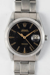 ROLEX OYSTERDATE Re.6694 Black Gilt Dial