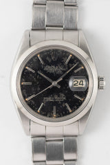 ROLEX OYSTER PERPETUAL DATE Ref.1500 Black Gilt Dial