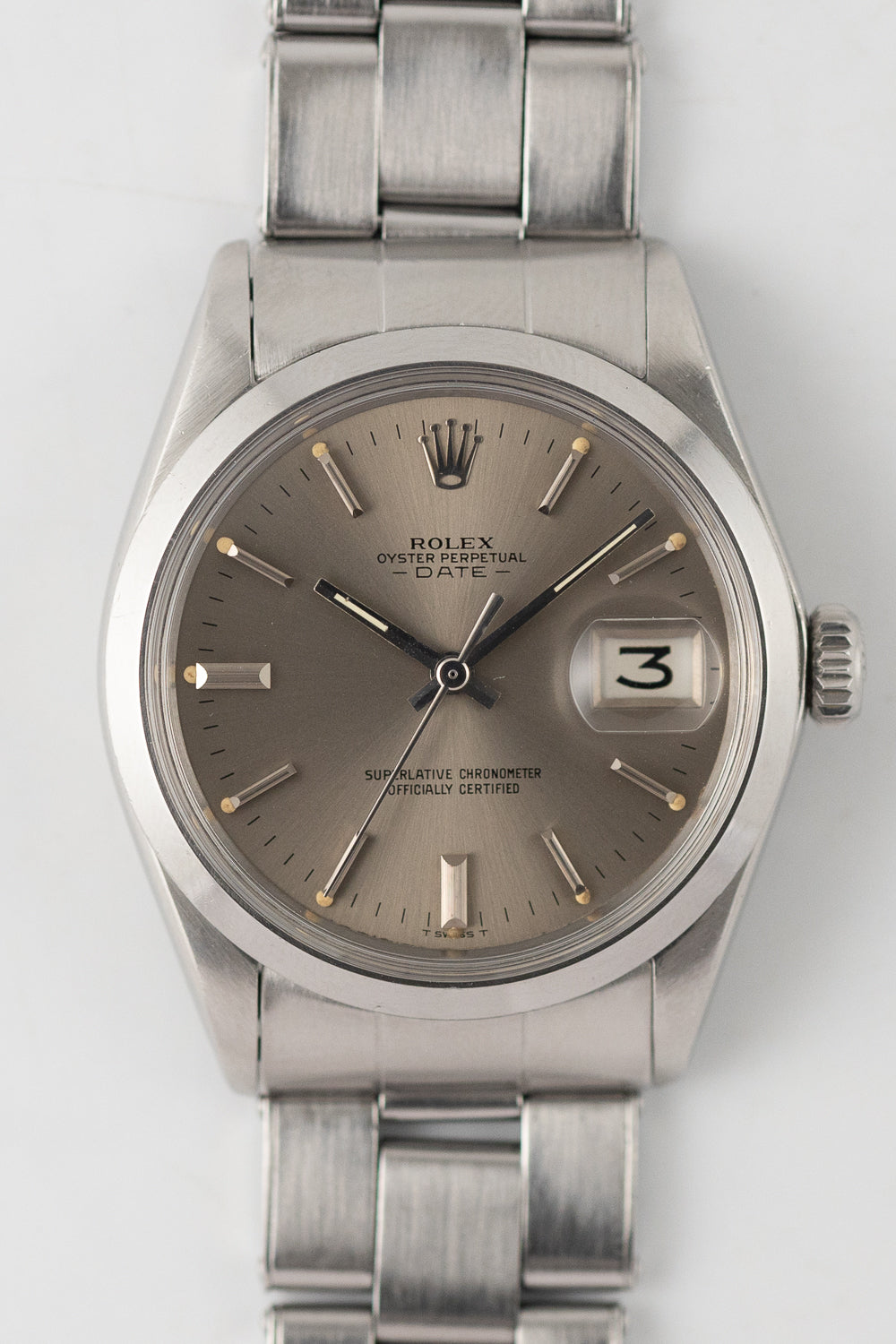 ROLEX OYSTER PERPETUAL DATE Ref.1500 London Sky – TIMEANAGRAM