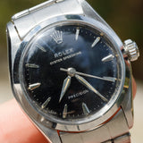ROLEX OYSTER SPEEDKING Ref.6420 Black Gilt Dial