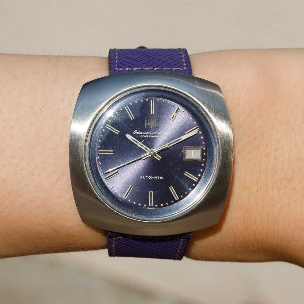 IWC Ref.R852A Cushion Case Blue Dial