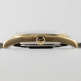 OMEGA Seamaster Ref.166.010 Gold Top Glossy Black Gilt Dial