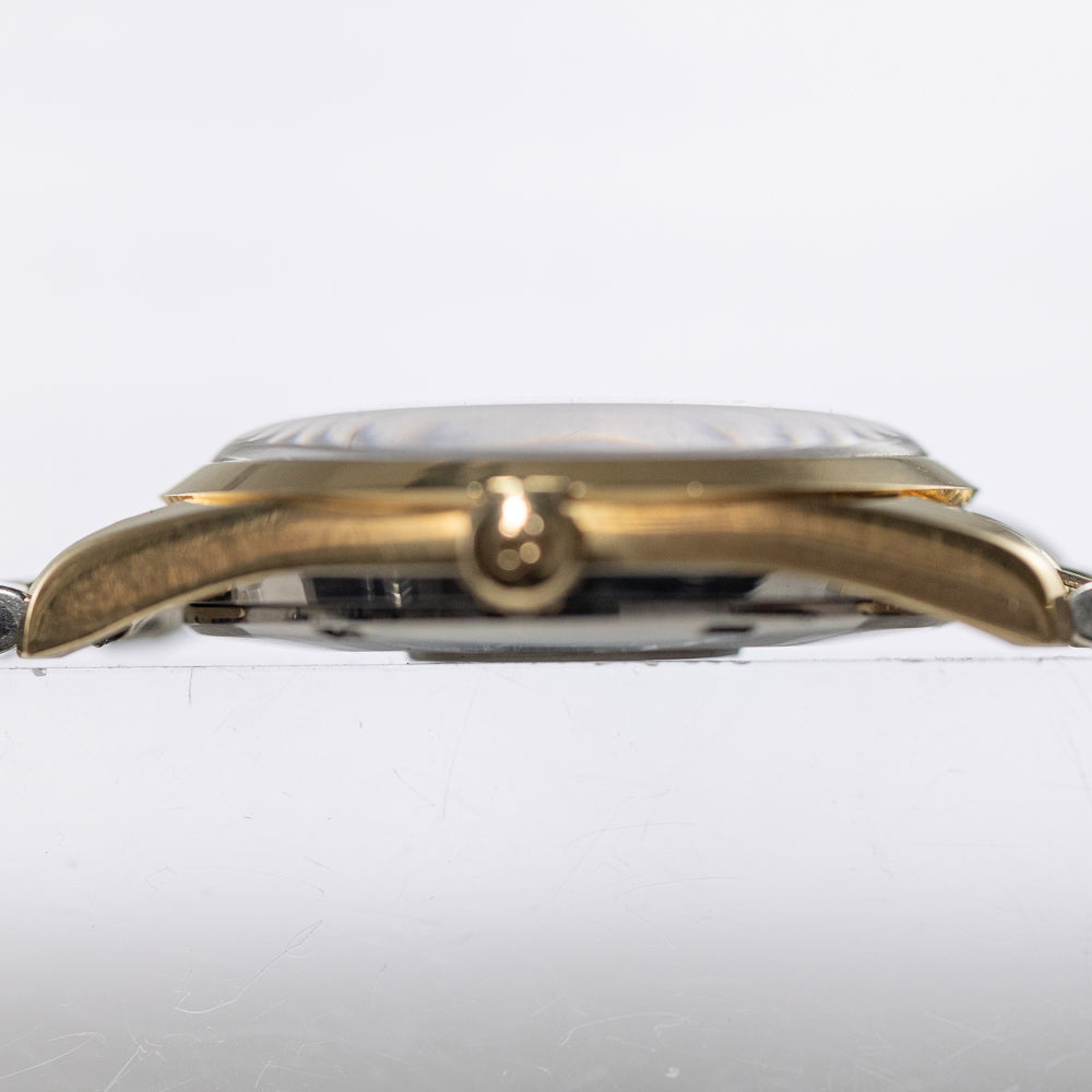 OMEGA Seamaster Ref.166.010 Gold Top Glossy Black Gilt Dial