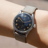 OMEGA SEI-TACCHE Black Gilt Dial