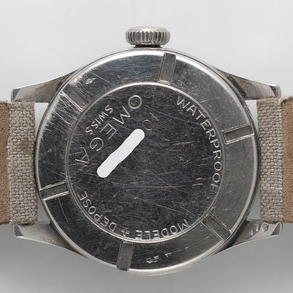 OMEGA SEI-TACCHE Black Gilt Dial